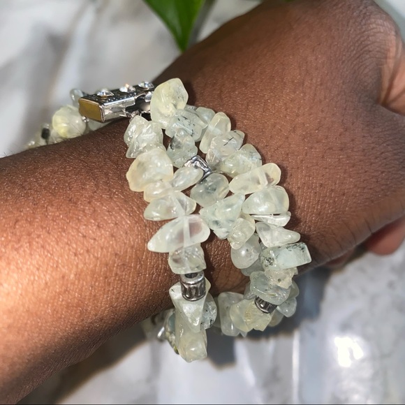 Bracelet with stones & silver details 🧡 - Picture 6 of 6